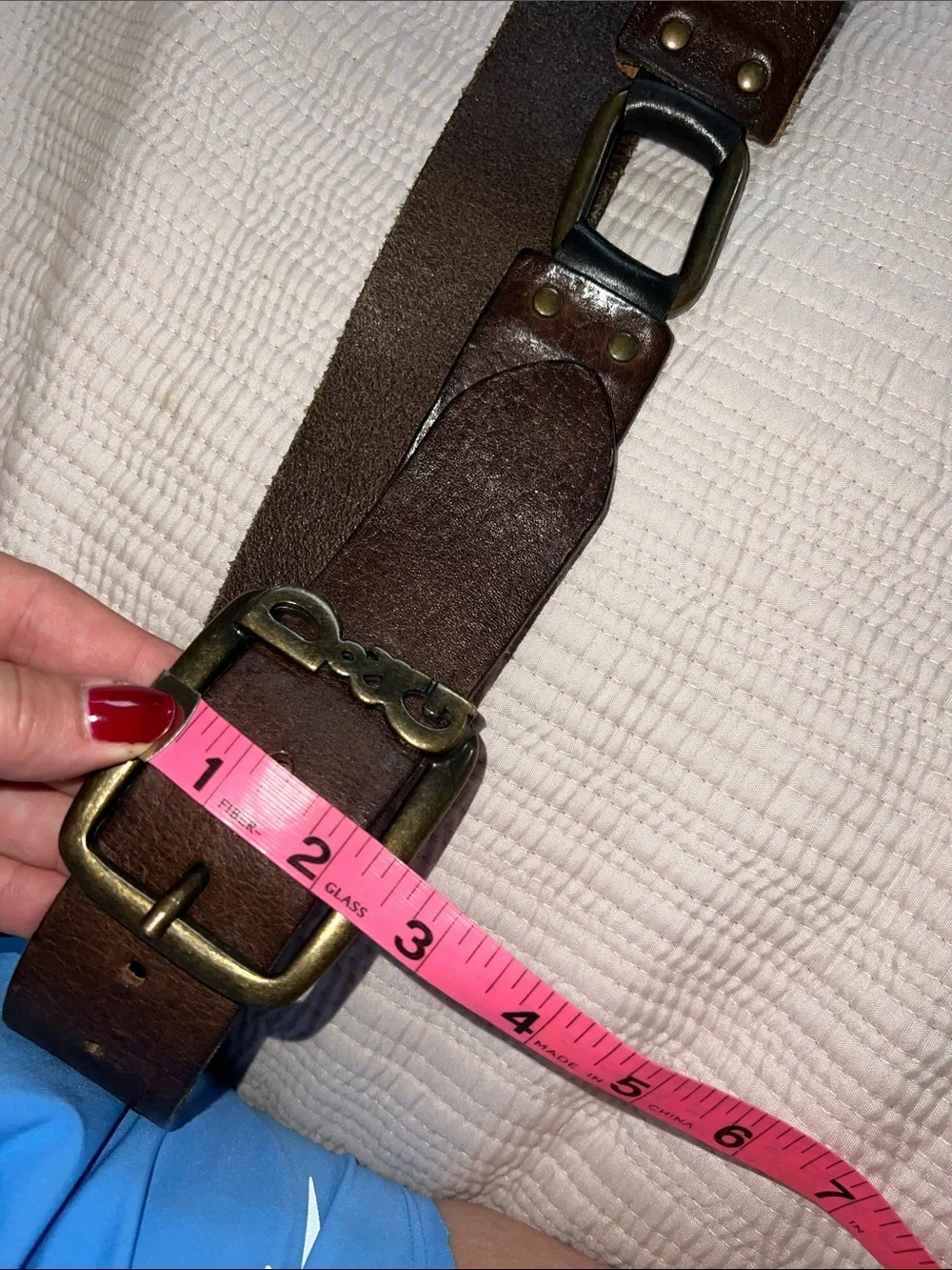 D&G Leather Belt